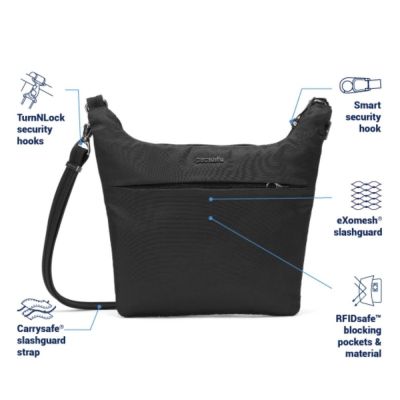 Сумка Pacsafe Cruise on the go Crossbody Чорна (20705100) | Зображення 6