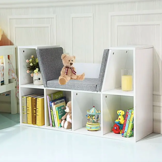 Шафа-органайзер Costway Kinder із подушкою для сидіння | Зображення 4