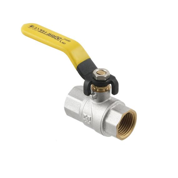 Кран кульовий Raftec YELLOW PN40 ВВ 1/2" ручка GRH1 | Зображення 1