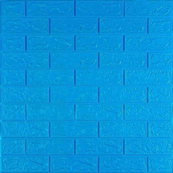 3D панель самоклейна цегла Синій 700х770х3мм (003-3) SW-00000661