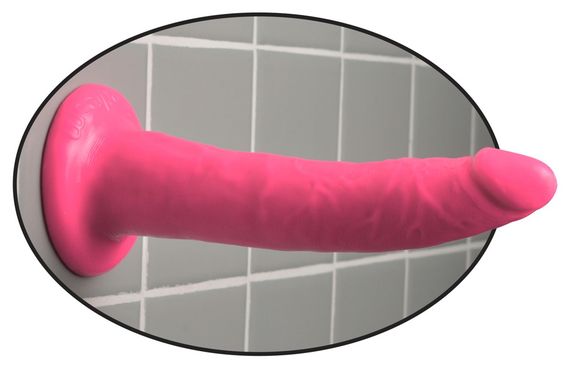 Фалоімітатор - Dillio 7" Slim Pink | Зображення 2