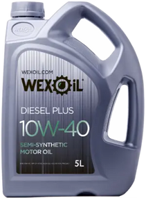 Моторна олива WEXOIL Diesel Plus 10w40 5л API CF-4/SG