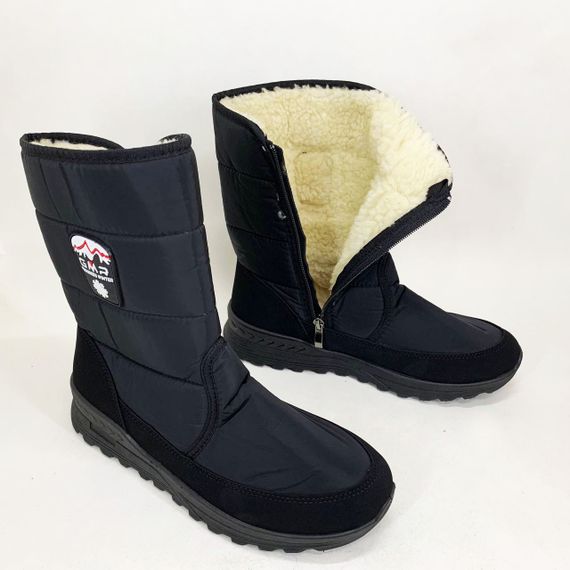 Бурки низькі 42р 27, 5см, Чоловіче полегшене взуття, Зручні робочі чоботи, Чорні черевики для роботи HK-17 | Зображення 4