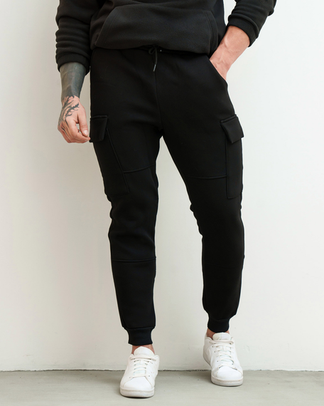 Штани Карго Зимові чорний S XL | Зображення 1