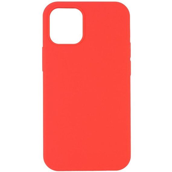 Чехол Silicone Case Full Protective (AA) NO LOGO для Apple iPhone 15 (6.1") Арбузный / Watermelon red