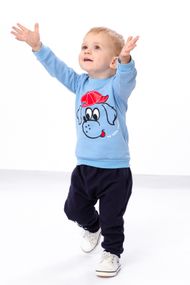 Комплект ясельний для хлопчика Носи своє 80 Блакитний (p-15303-175021)