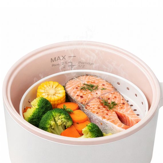 Мультиварка 1 л 800 Вт Adler AD 6422, 4 режими, пароварка | Зображення 4