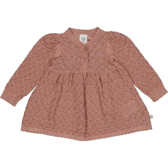 Дитяча сукня для дівчинки Green Cotton 74 см Кавовий (251112107)