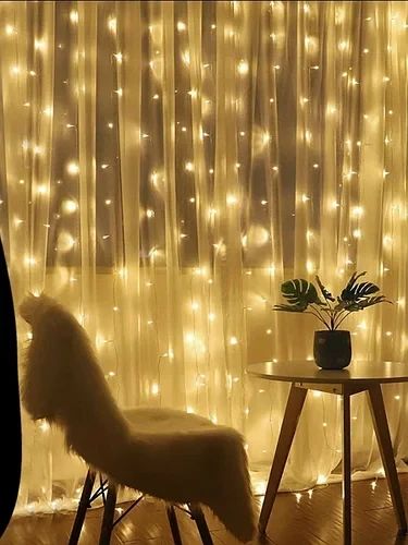 Штора Гірлянда на вікно 3х2 метри, Світлодіодна LED Гірлянда Штора з USB та пультом   знижка