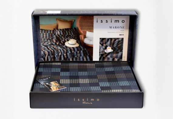 Комплект постільної білизни Issimo Coton Satin 200х220 см Marone | Зображення 4