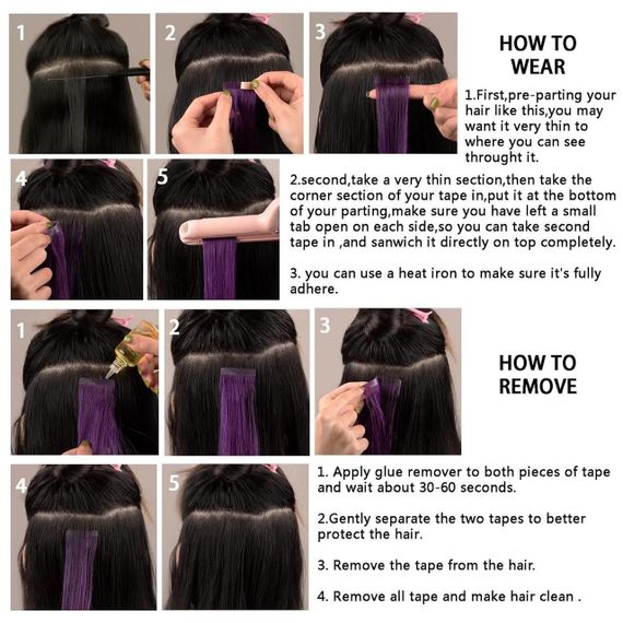 Накладні пасма натурального волосся Tape-In 50 см 50 г, Стрічкове нарощування, червоно-каштанові, 20 штук HotLulana | Зображення 7