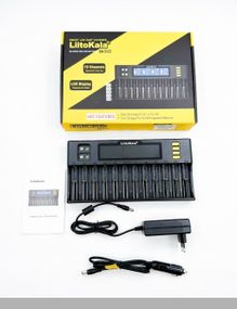 Універсальний зарядний пристрій з LED-індикацією Liitokala Lii-S12+Car 1.2V/3.2V Li-Fe/3.7V Li-Ion/3.8V Li-Ion/9V (46677-LiitoKala Lii-S12 12_1243)