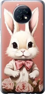 Чохол на Xiaomi Redmi Note 9T Зайчик із силікону FCh_005542