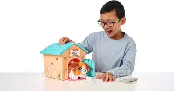 Іграшка Moose Little Live Pets Будиночок із плюшевим собачкою | Зображення 7