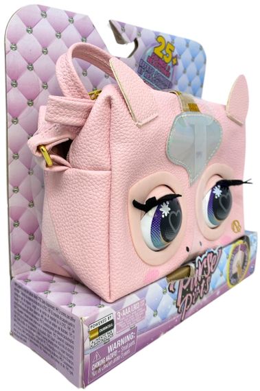 Сумочка Purse Pets одноріг Гламікорн кліпають очі видає звуки та мелодії рожева | Зображення 2