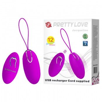 Віброяйце - Pretty Love Jacqueline Vibrating Egg Purple sexstyle