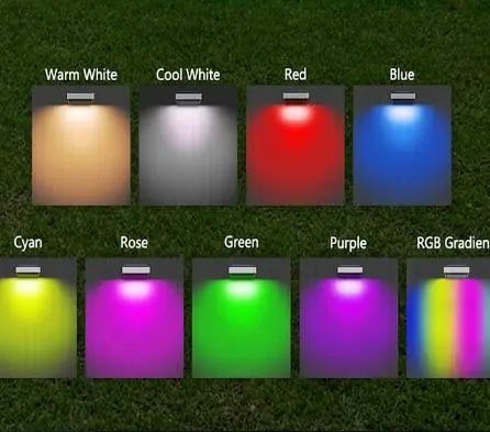 Светильник садовый rgb, уличный настенный светильник / водонепроницаемый MULTI | Зображення 3