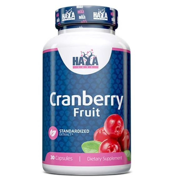 Клюква Haya Labs Cranberry Fruit Extract 30 Caps