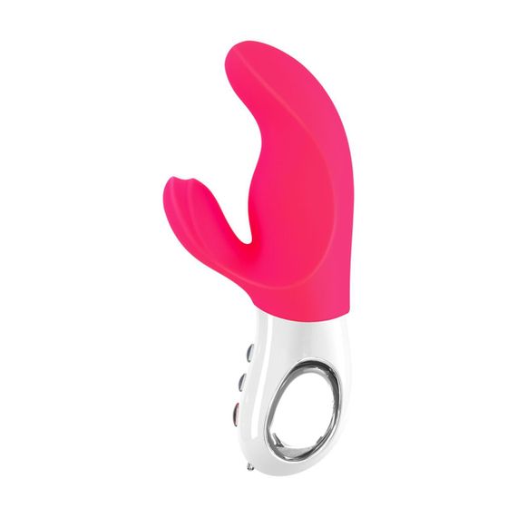 Вибратор-кролик Fun Factory MISS BI pink/white (мятая упаковка!!!) Sex Aura | Зображення 4