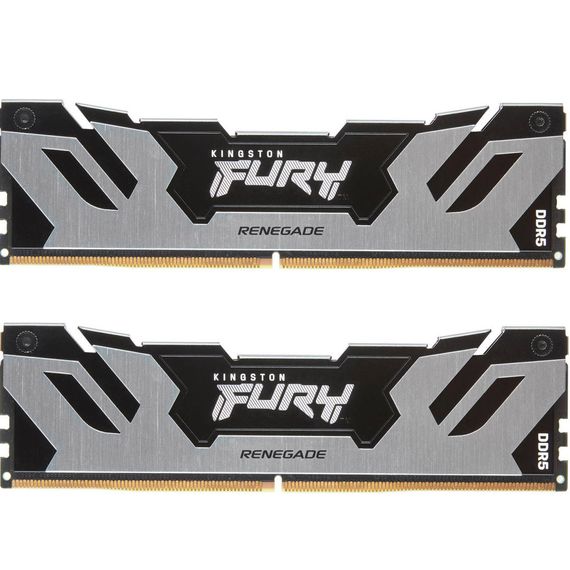 Модуль пам&#039;яті для комп&#039;ютера DDR5 32GB (2x16GB) 7200 MHz Renegade Black/Silver Kingston Fury (ex.HyperX) (KF572C38RSK2-32)