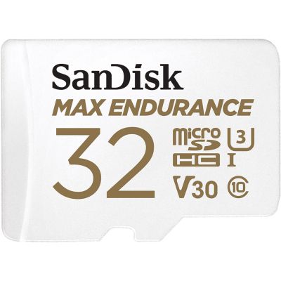 Карта памяти SanDisk 32GB microSDHC class 10 UHS-I U3 Max Endurance (SDSQQVR-032G-GN6IA)