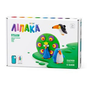 Набор для творчества Lipaka Птахи Пінгвін, павич, тукан (60026-UA01)