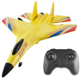 Літак на радіокеруванні SCHE HW28 SU27 Foam Red Yellow