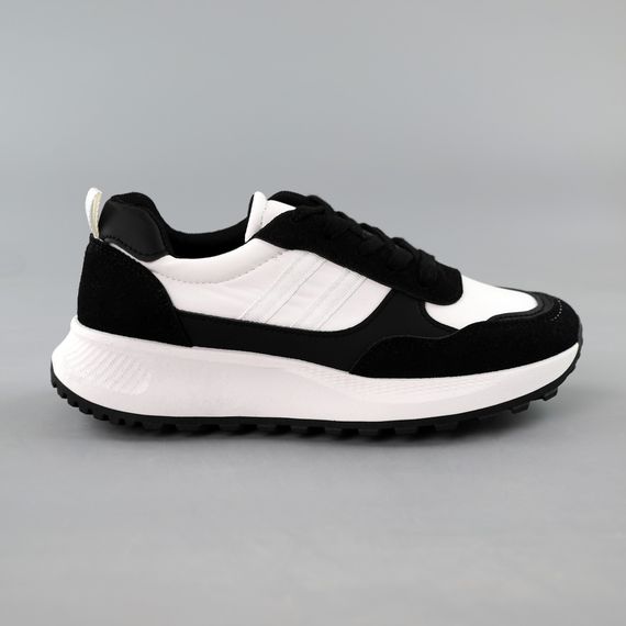 Кросівки жіночі 591568 Чорні білі 36 37 38 39 40 41