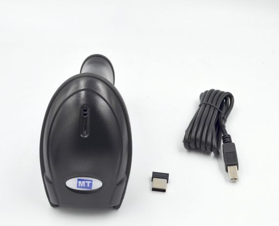 Сканер штрих-кодов CCD беспроводный Mobitehnika MT-9108RB чёрный (MT-9108RB)