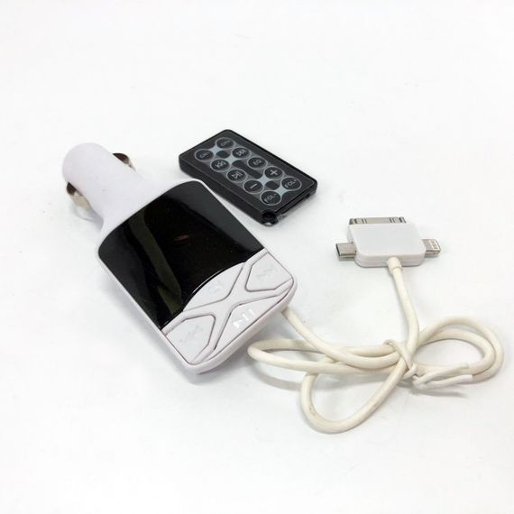Автомобільний FM Трансмітер модулятор CM I19A SD/Usb, Фм трансмітер модулятор блютуз в прикурювач | Зображення 6