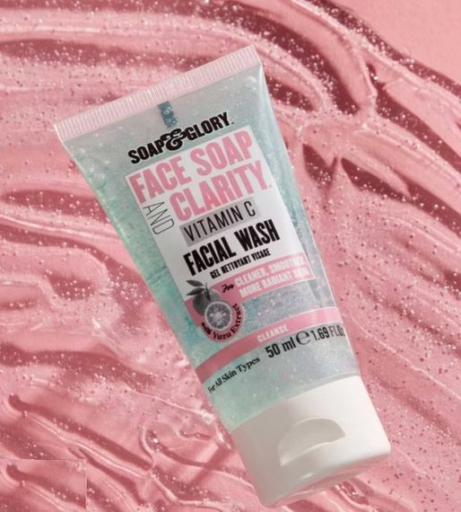 Засіб для вмивання обличчя Soap & Glory Face Soap & Clarity Vitamin C Facial Wash 50ml | Зображення 1