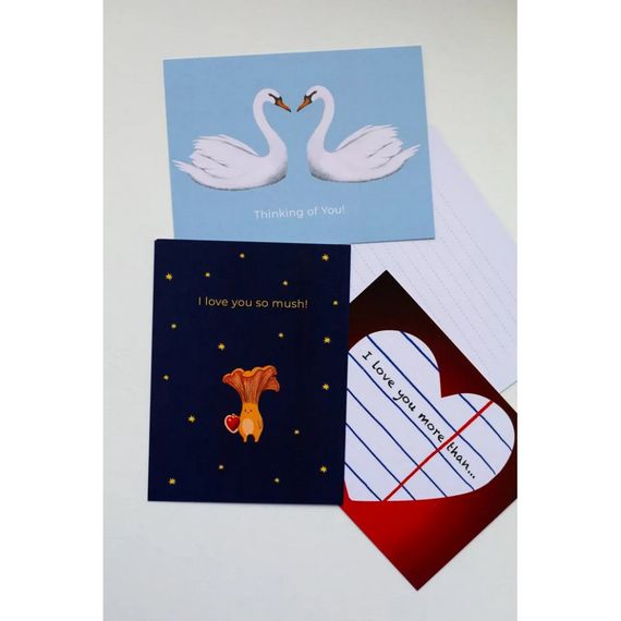 Листівка з конвертом Лебеді СS-GS-002 | Зображення 1