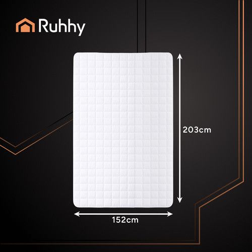 Наматрацник із підігрівом RUHHY — електричний, двоспальний, 203 × 152 см | Зображення 1