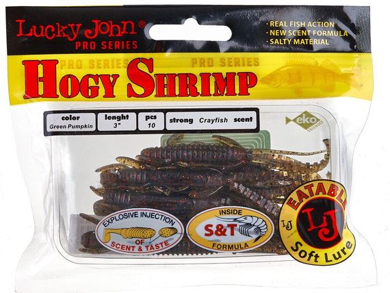 Твистер 3" LJ Лаки Джон Hogy Shrimp 140-PA03 | Зображення 1