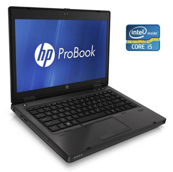 Ноутбук HP ProBook 6460b / 14" (1366x768) TN / Intel Core i5-2410M (2 (4) ядра по 2.3 - 2.9 GHz) / 8 GB DDR3 / 120 GB SSD / Intel HD Graphics 3000 / WebCam / DVD-RW б/в