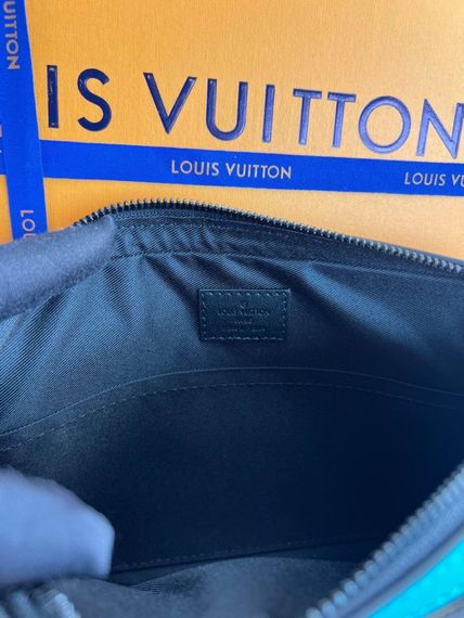 Месенджер сірий Louis Vuitton Trio Turquoise c859 | Зображення 6