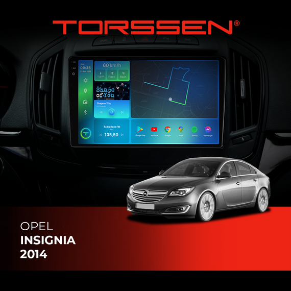 Штатна магнітола Torssen 2K Opel Insignia 2014 F9432 4G Carplay DSP