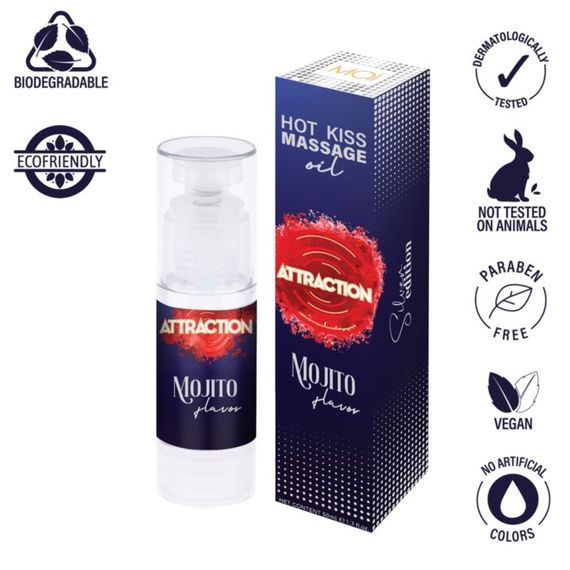 Масажна олія - MAI Attraction Massage Oil Mojito Balm, 50 мл (09.2026)