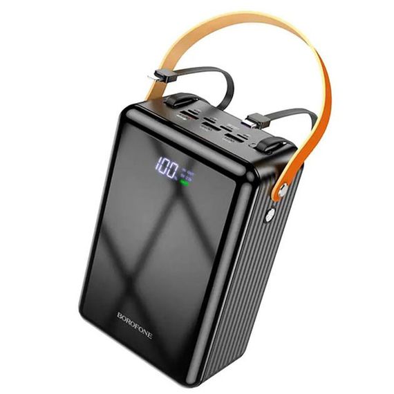 Зовнішній акумулятор повербанк BOROFONE BJ32 power bank 80000mAh швидка зарядка 22.5W YR-83 | Зображення 2