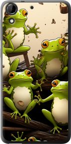 Чехол на HTC Desire 728G Жабки "5656u-145-17620"