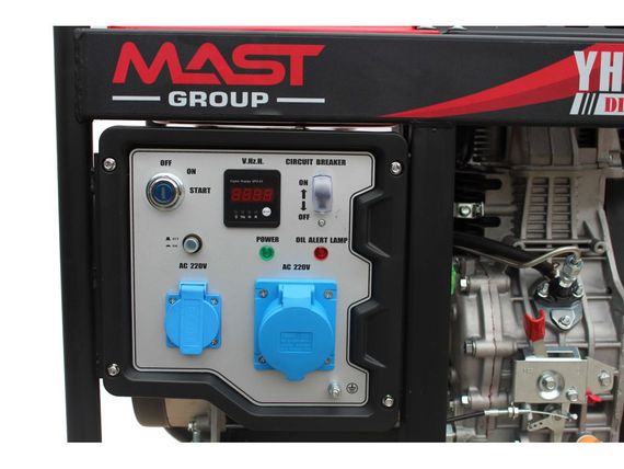 Дизельний генератор MAST GROUP + газова плитка Orcamp CK-505 + електричний обігрівач Gardyer HE2000 та лійка (KYH11000AE) | Зображення 5