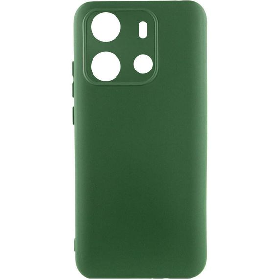 Чехол Silicone Cover Lakshmi Full Camera (A) для Tecno Spark Go 2023 Full camera, Зелений/Dark green