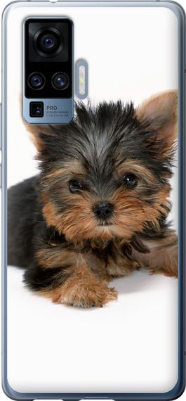 Чехол на Vivo X50 Pro Щенок йоркширского терьера "931u-1956-17620"