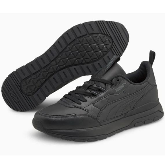 Кросівки чоловічі Puma R78 Trek Lth 383202 01 (чорний, повсякденні, шкіряні, осінь-зима, бренд пума) 45 (UK 10.5 / US 11.5 —