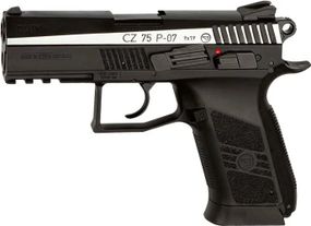 Пістолет пневматичний ASG CZ 75 P-07 Duty Nickel Blowback BB кал. 4.5 мм