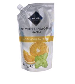 Чай Rioba фруктово-медовий Апельсин та М`ята 500г
