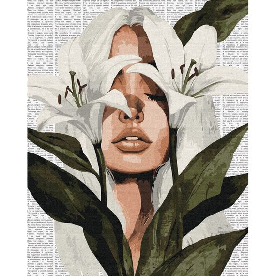 Картина за номерами "Барвиста поезія: Лілії" ©art_selena_ua KHO8614, 40x50 см