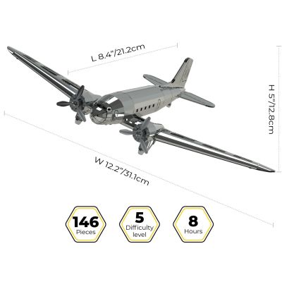 Конструктор Metal Time коллекционная модель Remarkable Douglas (MT057) | Зображення 1