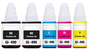 Премиальные совместимые чернила V.Print для Canon PIXMA G2411 комплект 5шт, насыщенные и яркие цвета