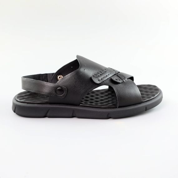 Сандалі чоловічі шкіряні 589185 Чорні 40 41 42 43 44 45